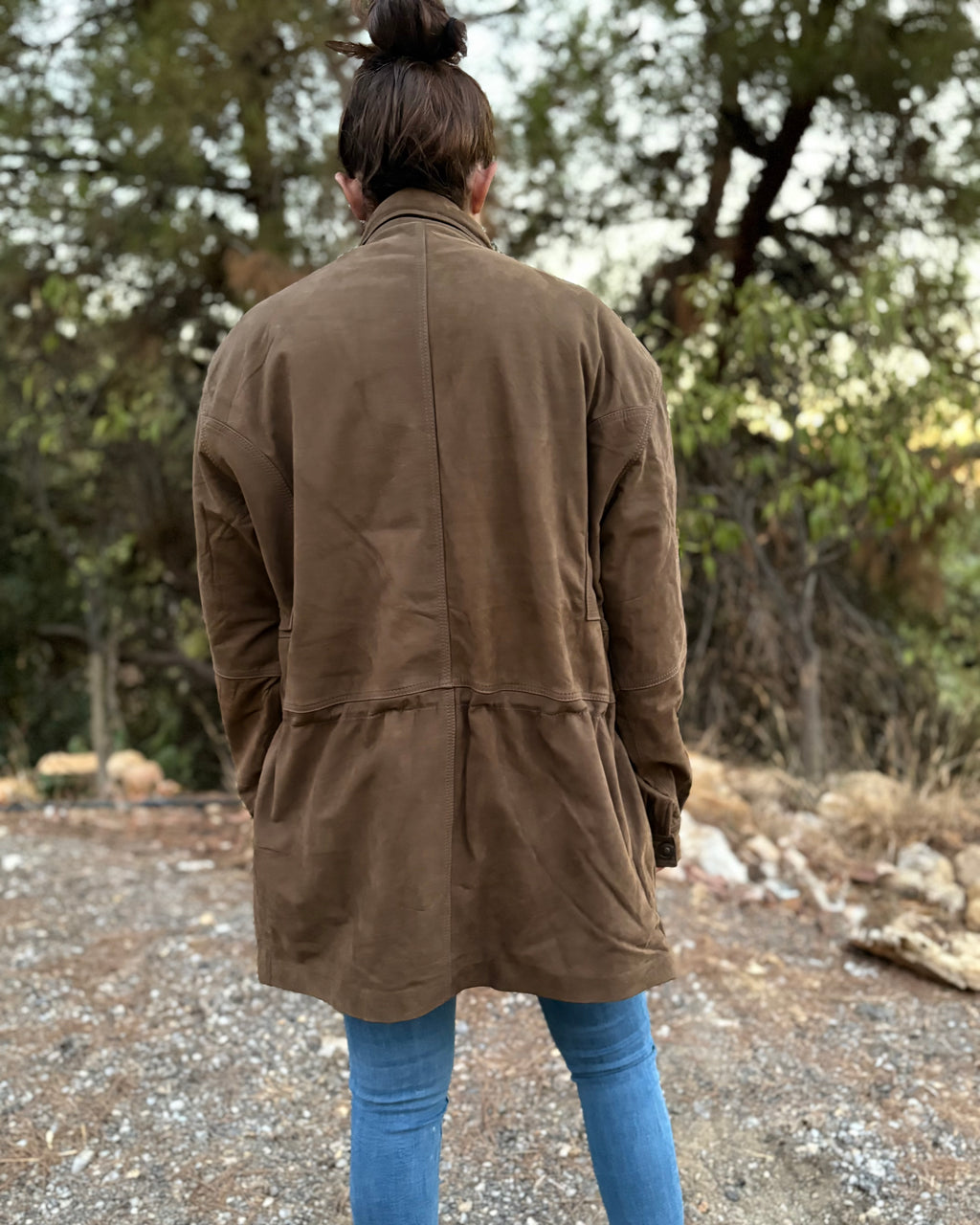 PEPE Vintage-Style Oversized Coat - Brown