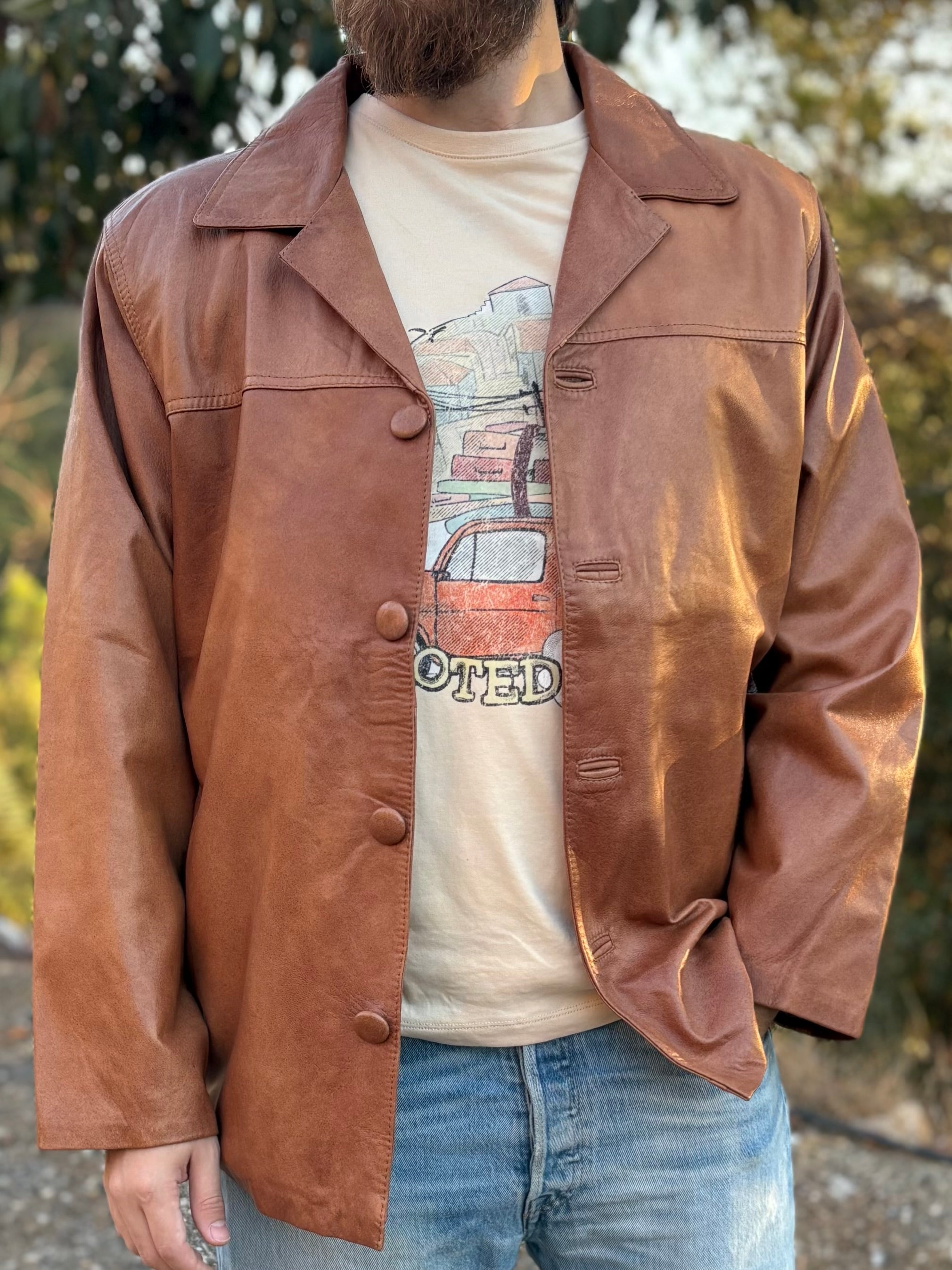 PEPE Genuine Leather Cowboy Vintage Style