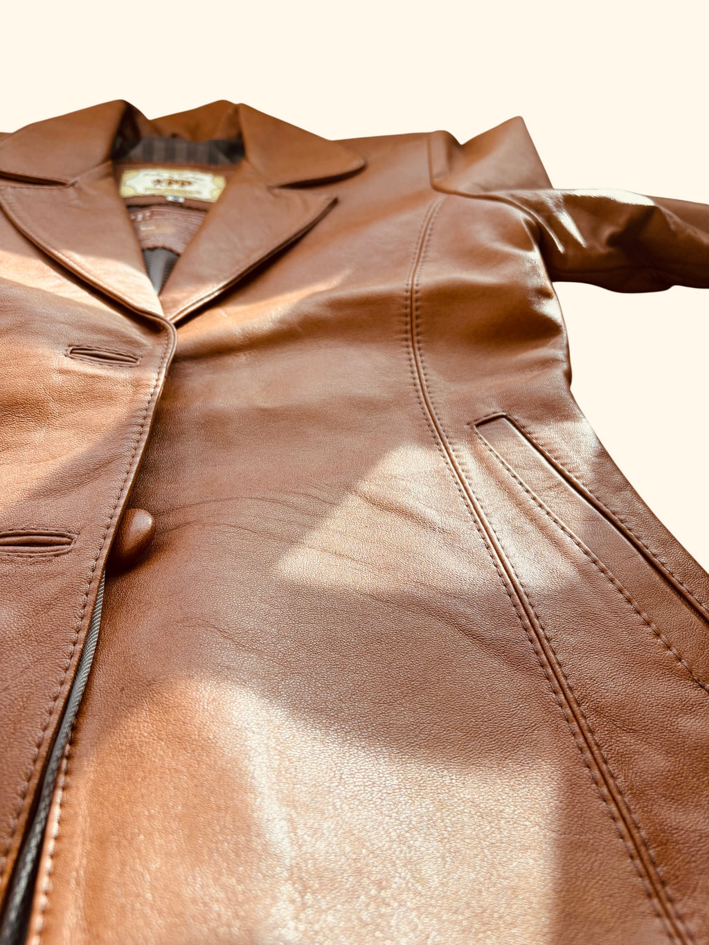 PEPE Genuine Leather Tight Waist Jacket