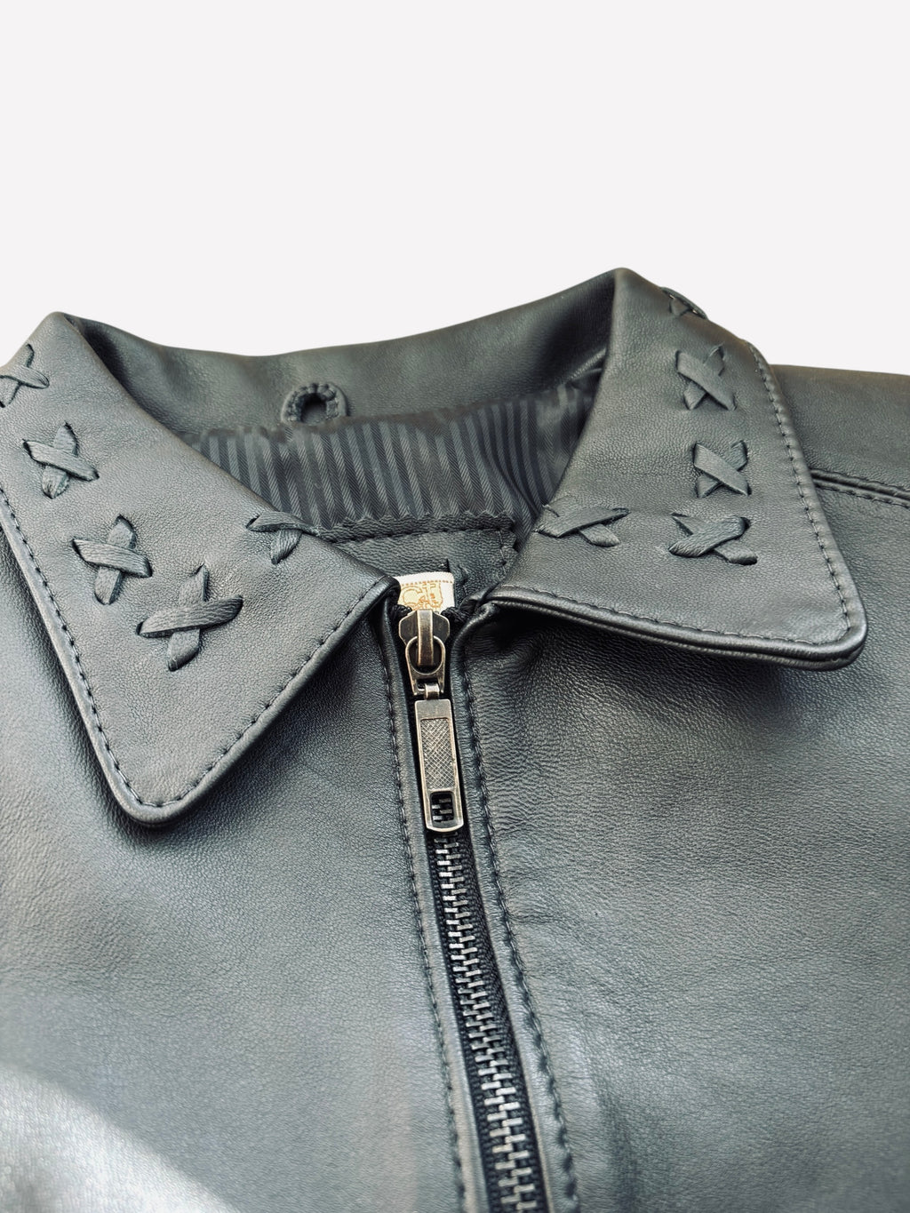 PEPE Black Genuine Leather Biker Sexy Jacket