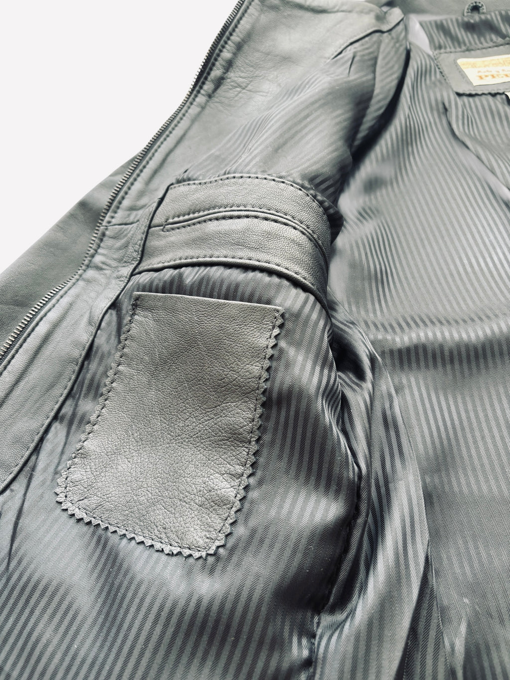 PEPE Black Genuine Leather Biker Sexy Jacket