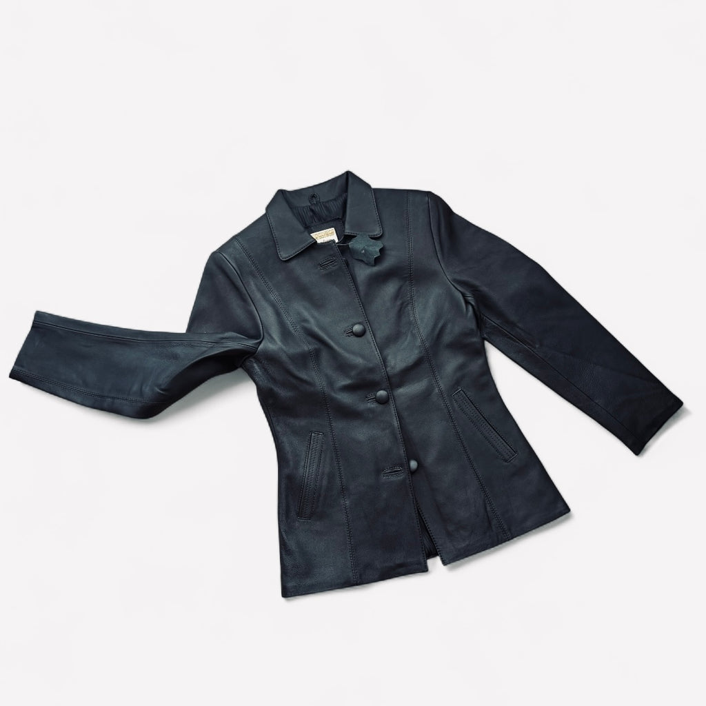 PEPE Genuine Leather 4-Button Coat