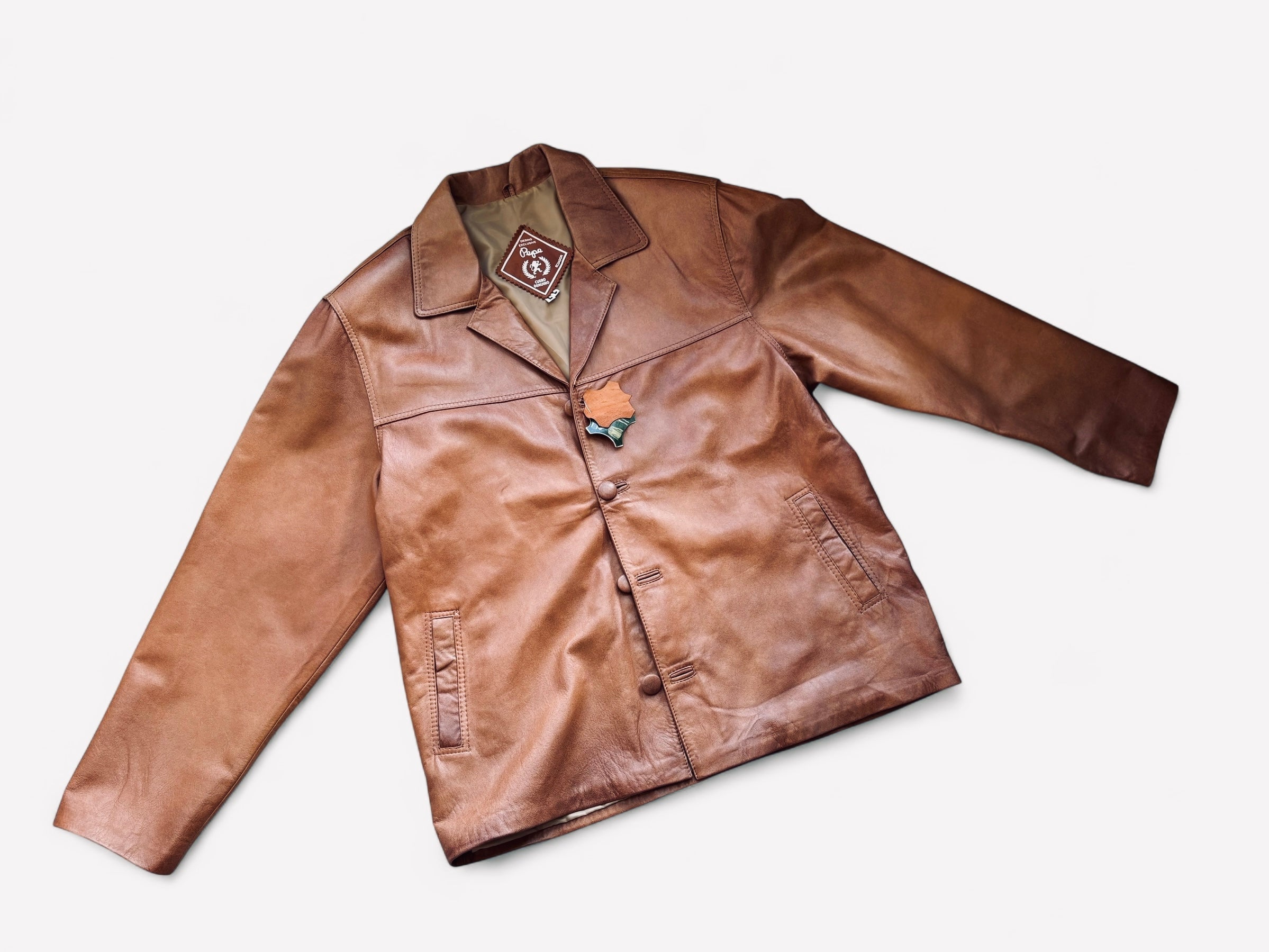 PEPE Genuine Leather Cowboy Vintage Style