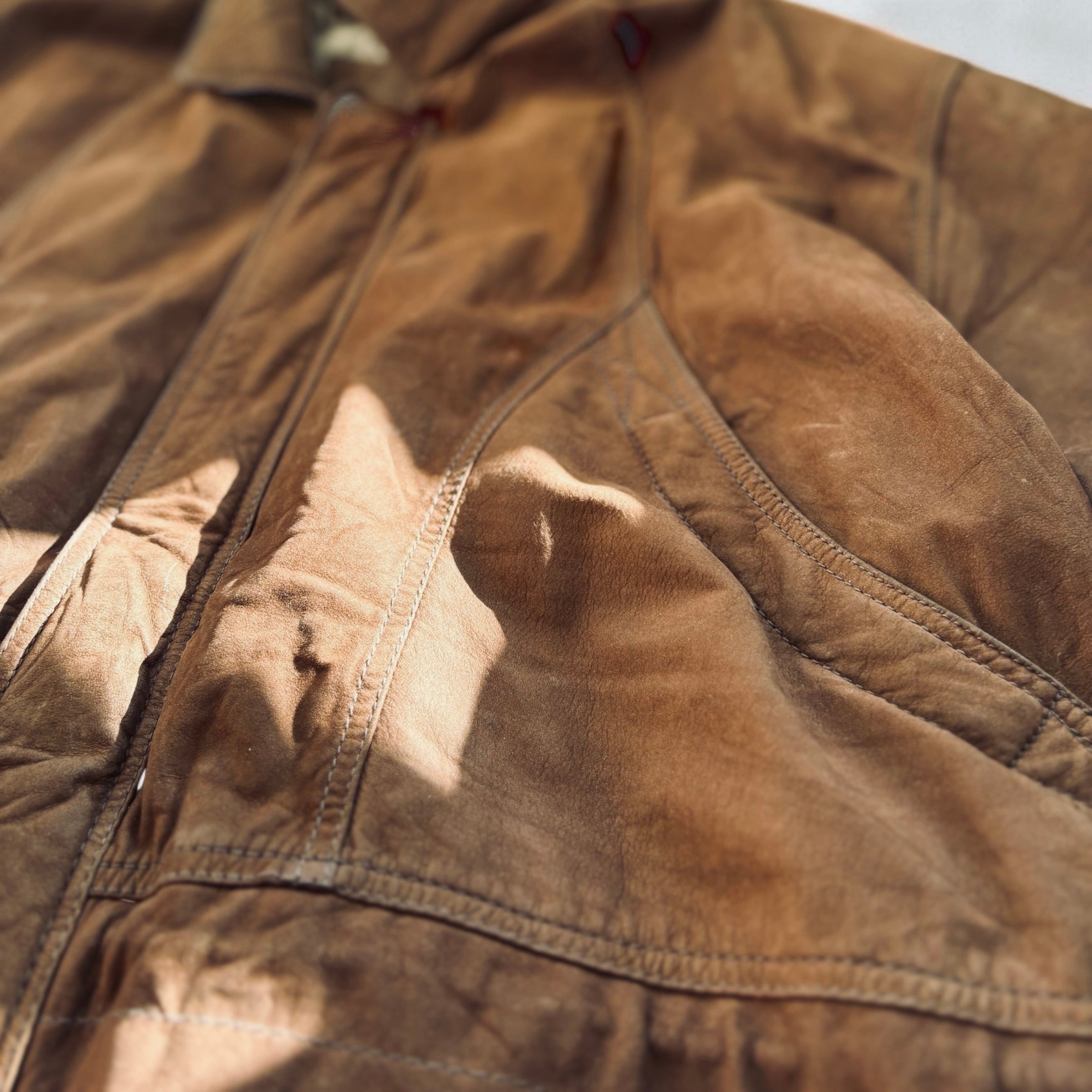 PEPE Vintage-Style Oversized Coat - Copper