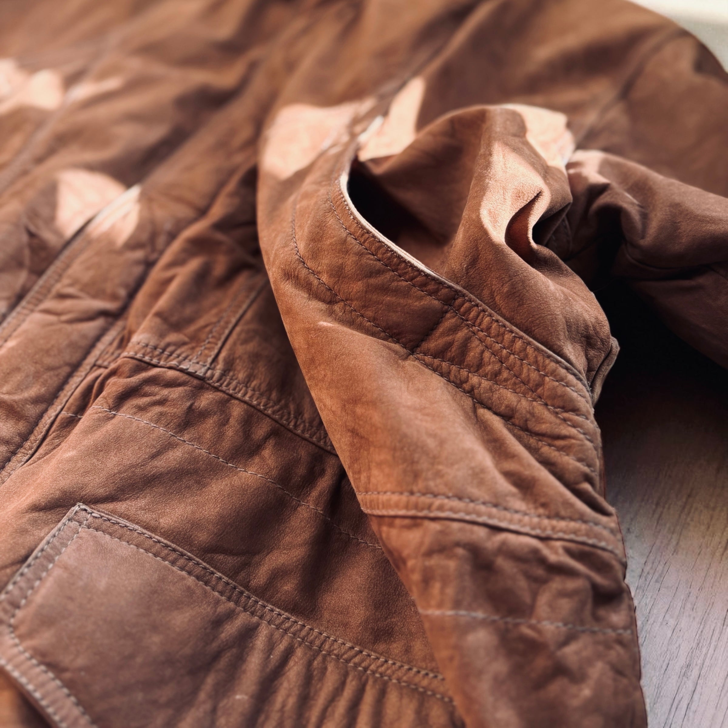 PEPE Vintage-Style Oversized Coat - Copper
