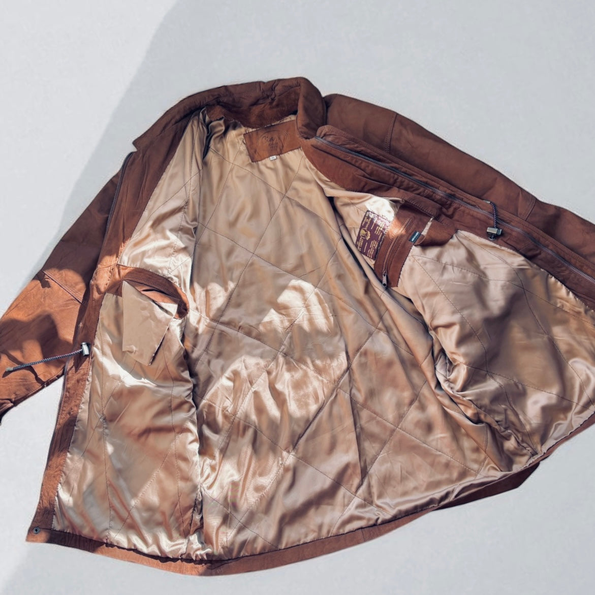 PEPE Vintage-Style Oversized Coat - Copper