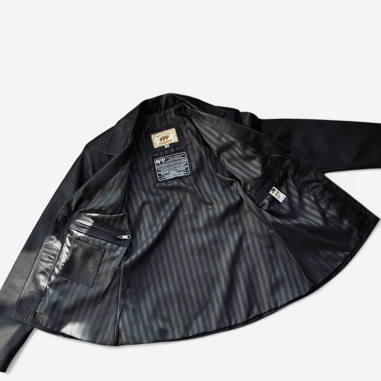 PEPE Unique 2-Button Genuine Leather Jacket