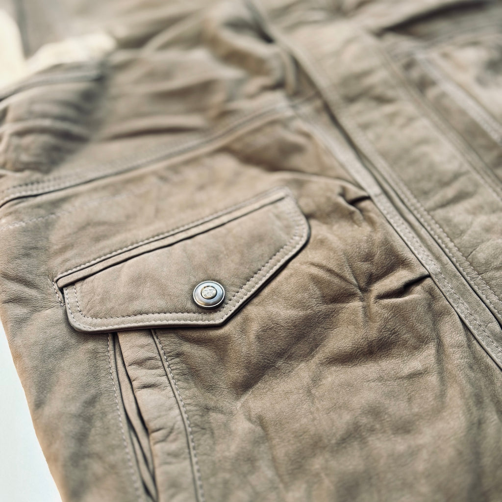 PEPE Vintage-Style Oversized Coat - Brown