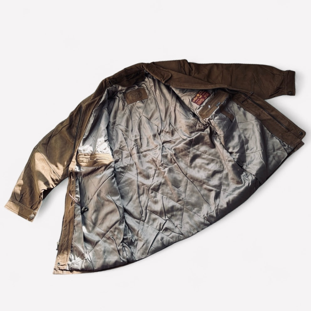 PEPE Vintage-Style Oversized Coat - Brown