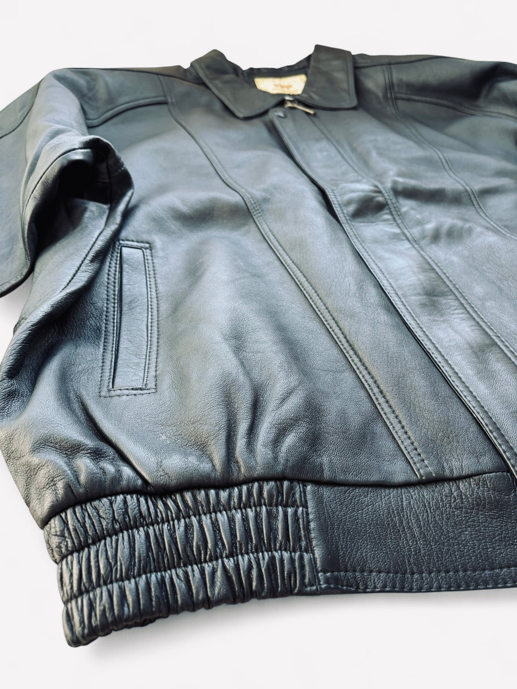 PEPE Genuine Leather Biker Jacket