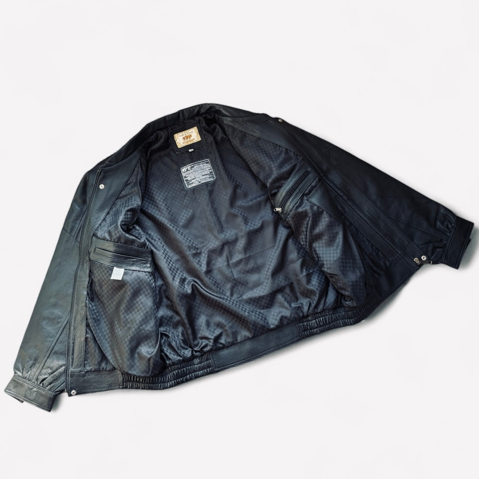 PEPE Genuine Leather Biker Jacket